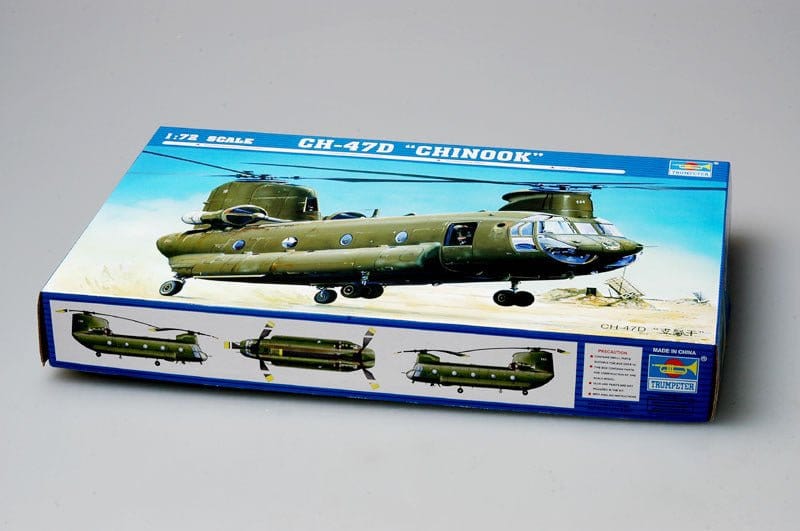 Trumpeter 01622 1/72 CH - 47D CHINOOK Plastic Model Kit - Hobbytech Toys
