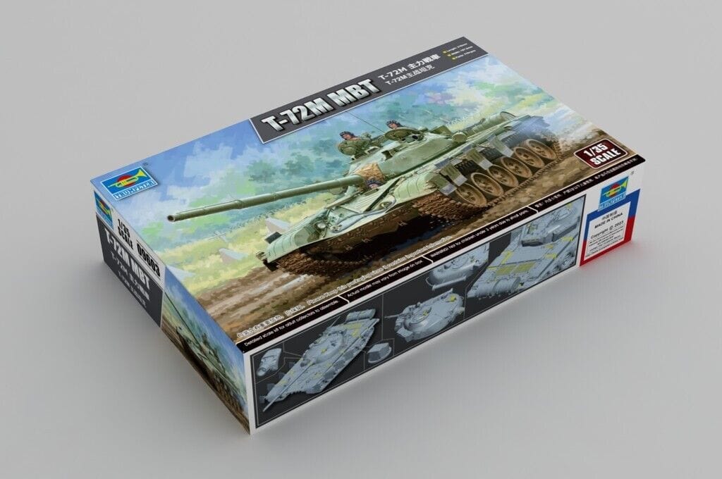 Trumpeter 09603 1/35 T - 72M MBT Plastic Model Kit - Hobbytech Toys