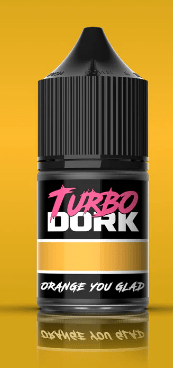 Turbo Dork Orange You Glad Metallic Acrylic Paint 22ml Bottle - Hobbytech Toys