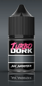 Turbo Dork Six Shooter Metallic Acrylic Paint 22ml Bottle - Hobbytech Toys