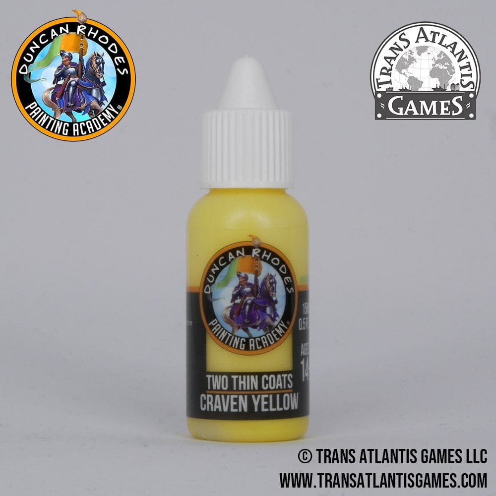 Two Thin Coats - Craven Yellow 15ml - Hobbytech Toys