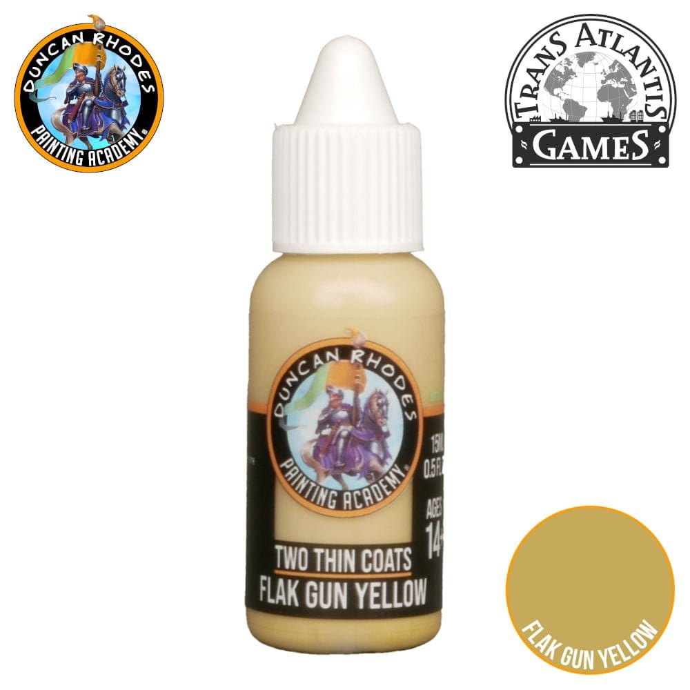 Two Thin Coats - Flak Gun Yellow 15ml - Hobbytech Toys