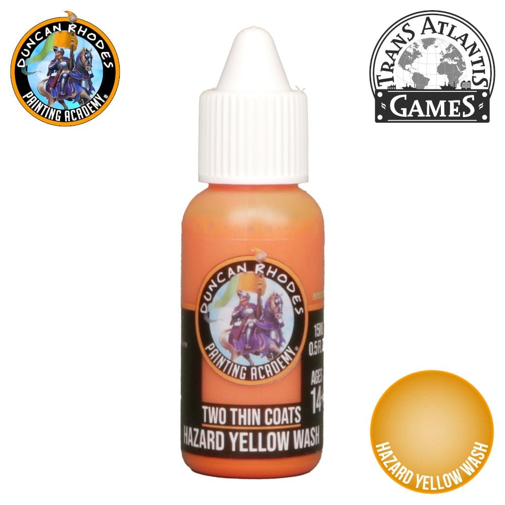 Two Thin Coats - Hazard Yellow Wash 15ml - Hobbytech Toys