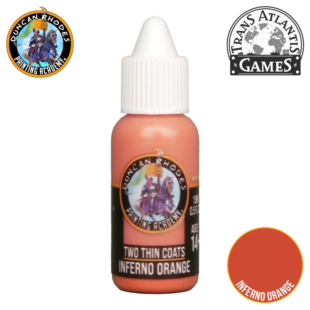 Two Thin Coats - Inferno Orange 15ml - Hobbytech Toys