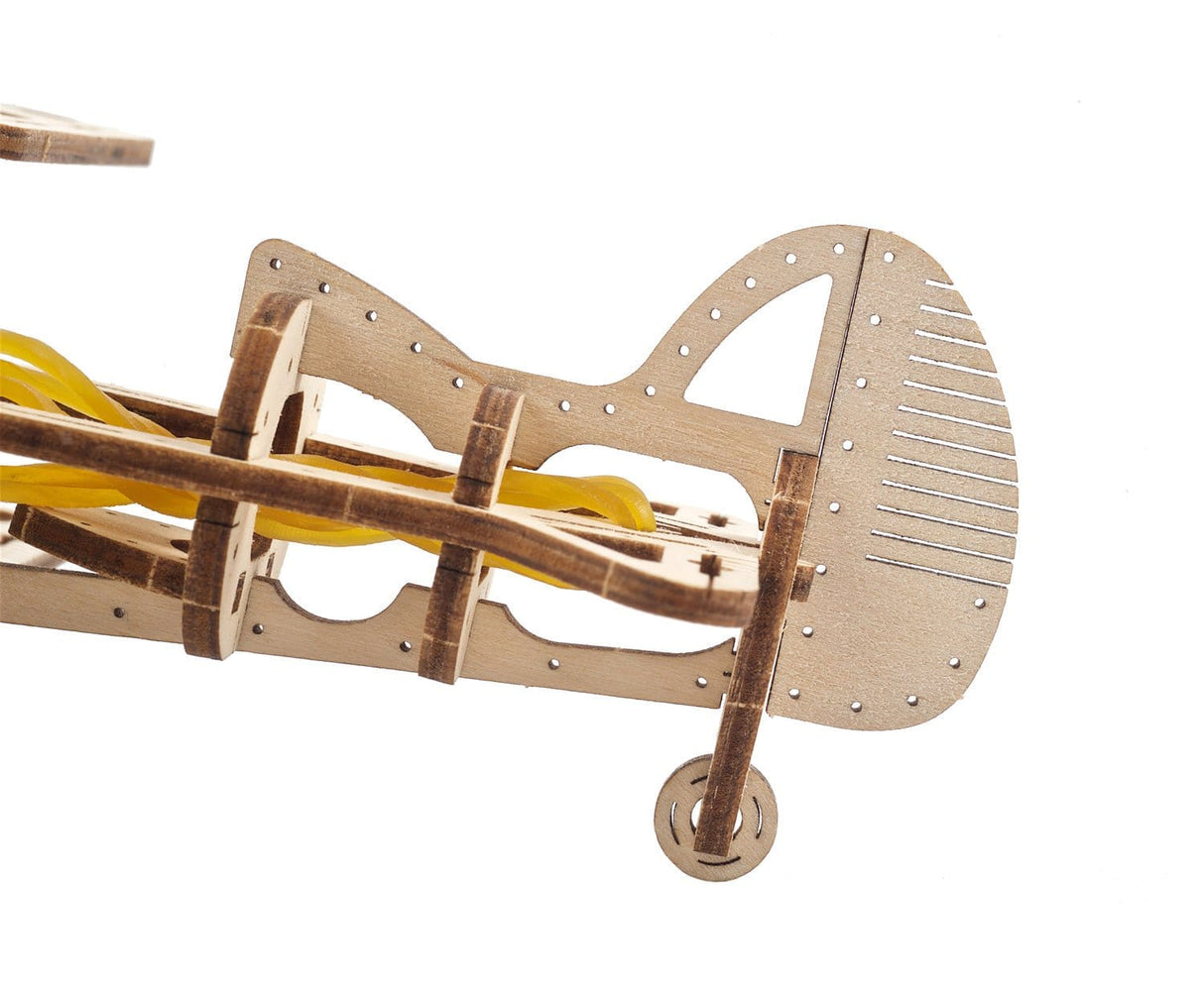 UGears 70159 Mini Bi - Plane Wooden Model Kit - Hobbytech Toys