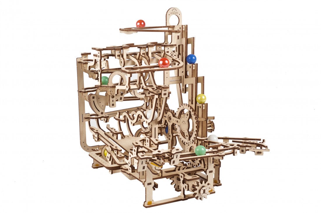 UGears 70170 Marble Run Tiered Hoist Wooden Model Kit - Hobbytech Toys