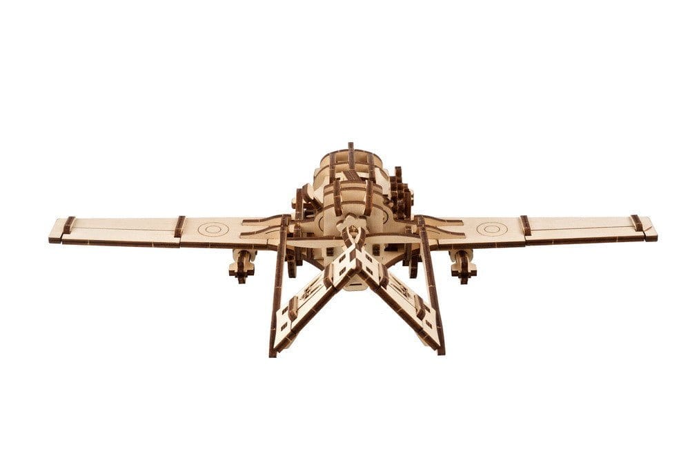 Ugears 70189 Bayraktar TB2 Combat Drone Wooden Model Kit - Hobbytech Toys