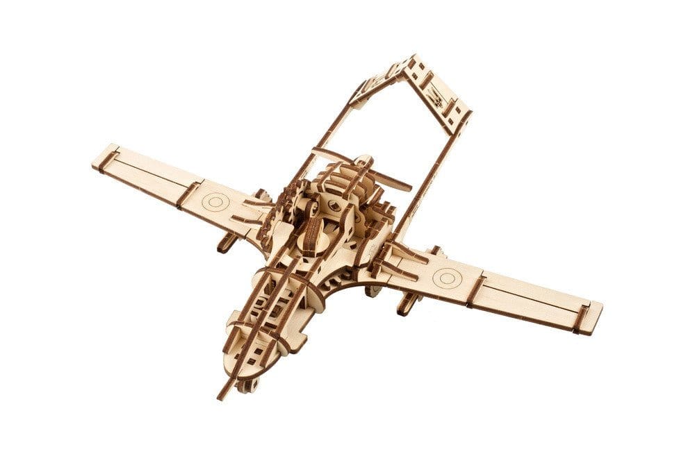 Ugears 70189 Bayraktar TB2 Combat Drone Wooden Model Kit - Hobbytech Toys