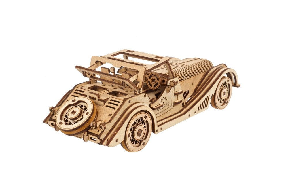 Ugears 70202 Sports Car - Rapid Mouse Wooden Model Kit - Hobbytech Toys