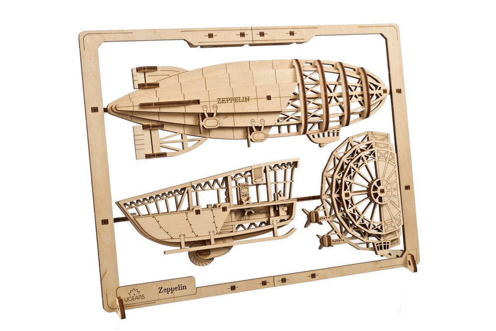 UGears 70208 Zeppelin 2.5D Wooden Puzzle - Hobbytech Toys