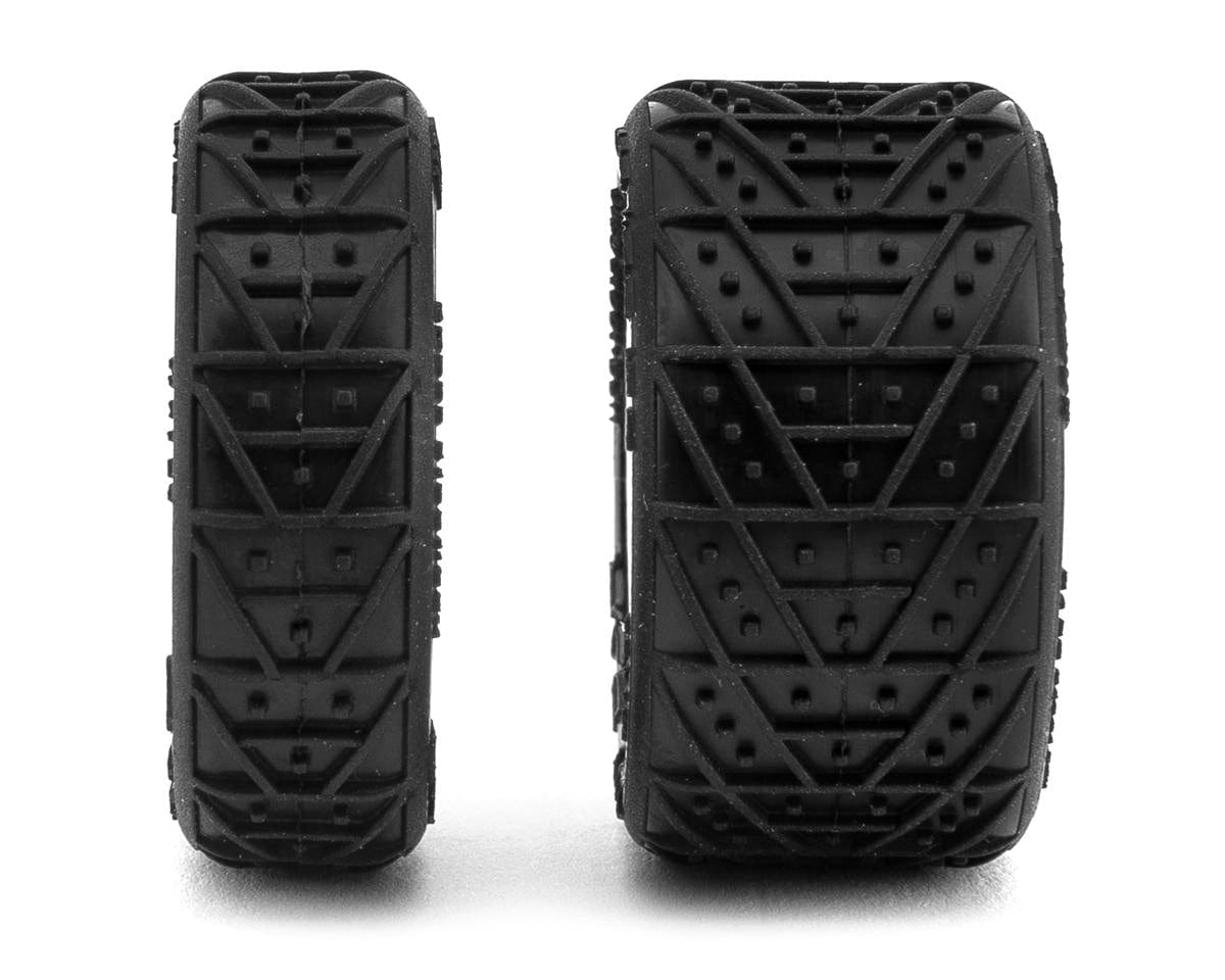 UpGrade RC Clay Bar Pre-Mounted Front and Rear Clay Tires for Losi Micro-B (White)