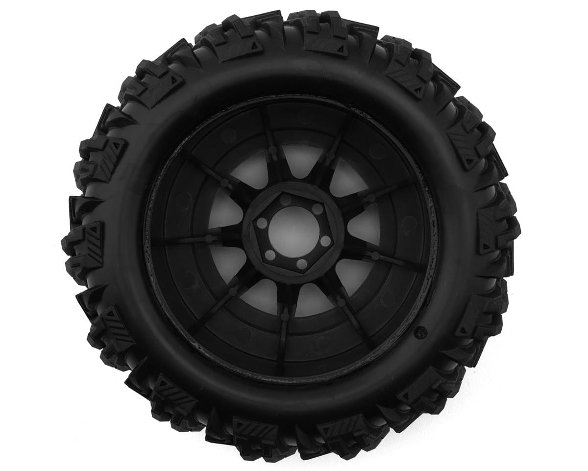 UpGrade RC Dirt Claw 2.2" Pre-Mounted BELTED Tires for Traxxas Mini Maxx (2)