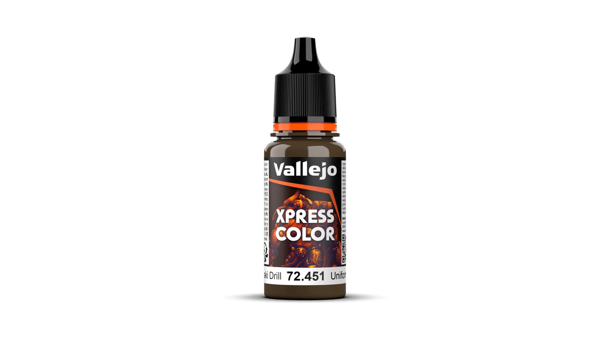 Vallejo 72451 Game Colour Xpress Colour Khaki Drill 18 ml Acrylic Paint - Hobbytech Toys