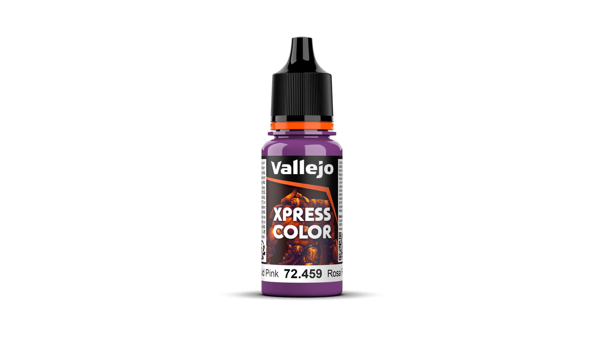 Vallejo 72459 Game Colour Xpress Colour Fluid Pink 18 ml Acrylic Paint - Hobbytech Toys
