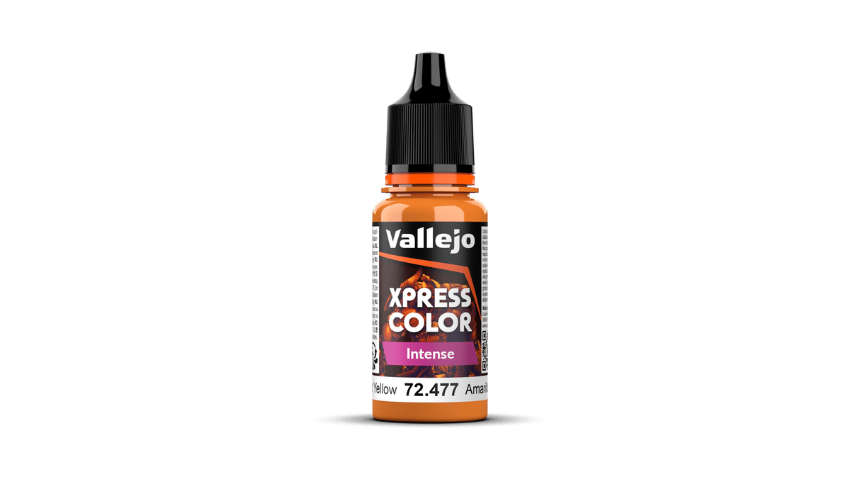 Vallejo 72477 Game Colour Xpress Colour Intense Dreadnought Yellow 18 ml Acrylic Paint - Hobbytech Toys