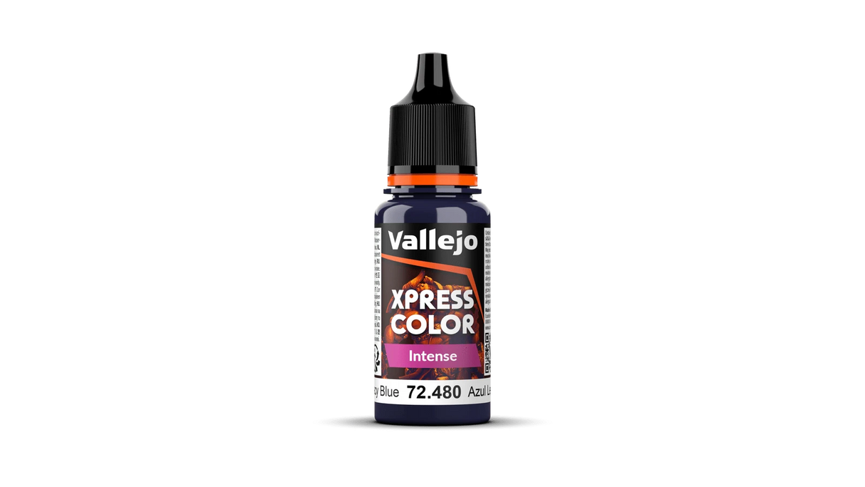 Vallejo 72480 Game Colour Xpress Colour Intense Legacy Blue 18 ml Acrylic Paint - Hobbytech Toys
