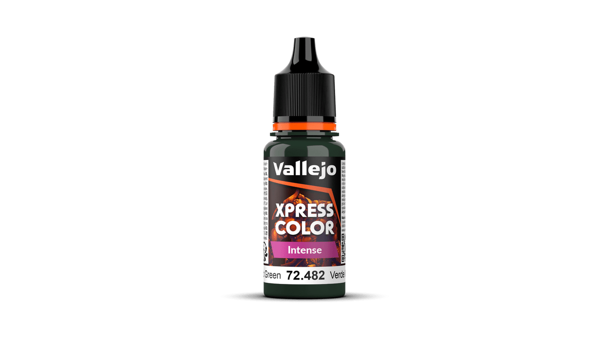Vallejo 72482 Game Colour Xpress Colour Intense Monastic Green 18 ml Acrylic Paint - Hobbytech Toys