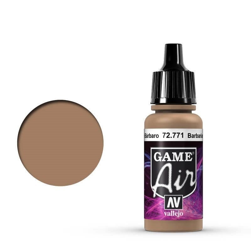Vallejo 72771 Game Air Barbarian Flesh 17 ml Acrylic Airbrush Paint** - Hobbytech Toys