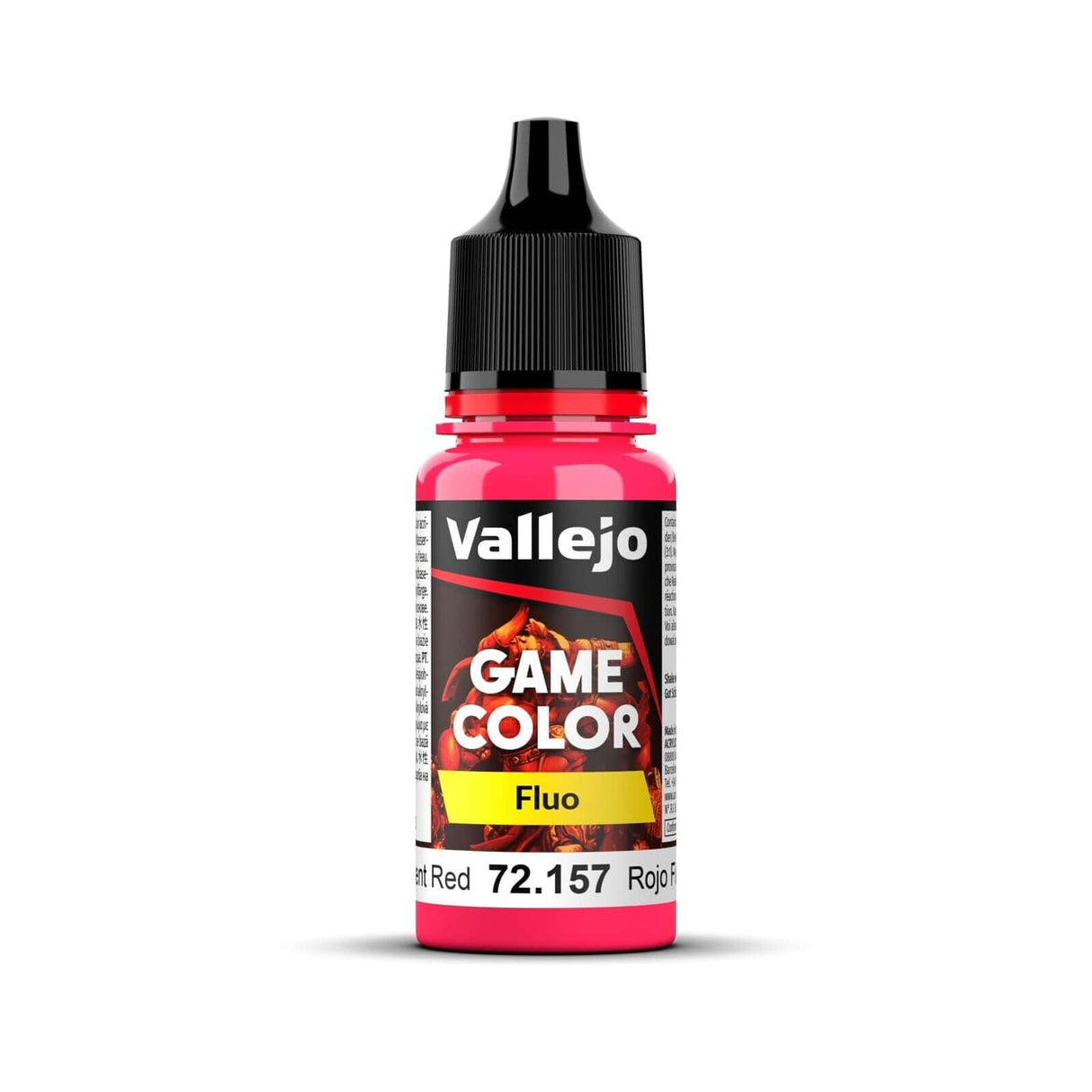 Vallejo Game Color Fluorescent Red 18ml Acrylic Paint - Hobbytech Toys