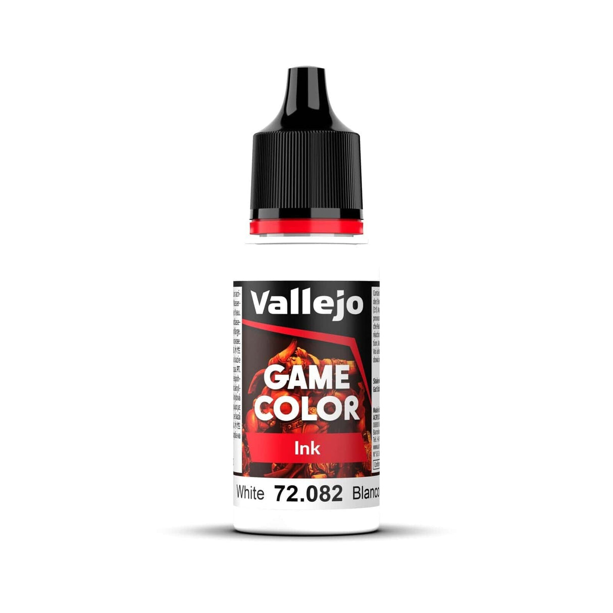 Vallejo Game Color Ink White 18ml Acrylic Paint - Hobbytech Toys