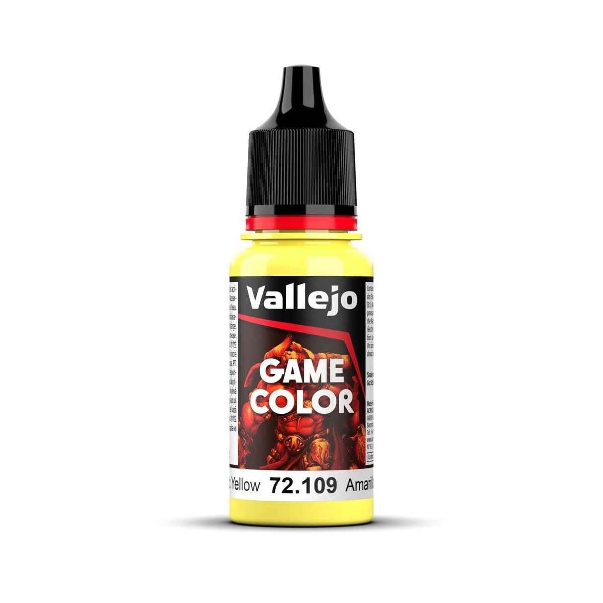 Vallejo Game Color Toxic Yellow 18ml Acrylic Paint - Hobbytech Toys