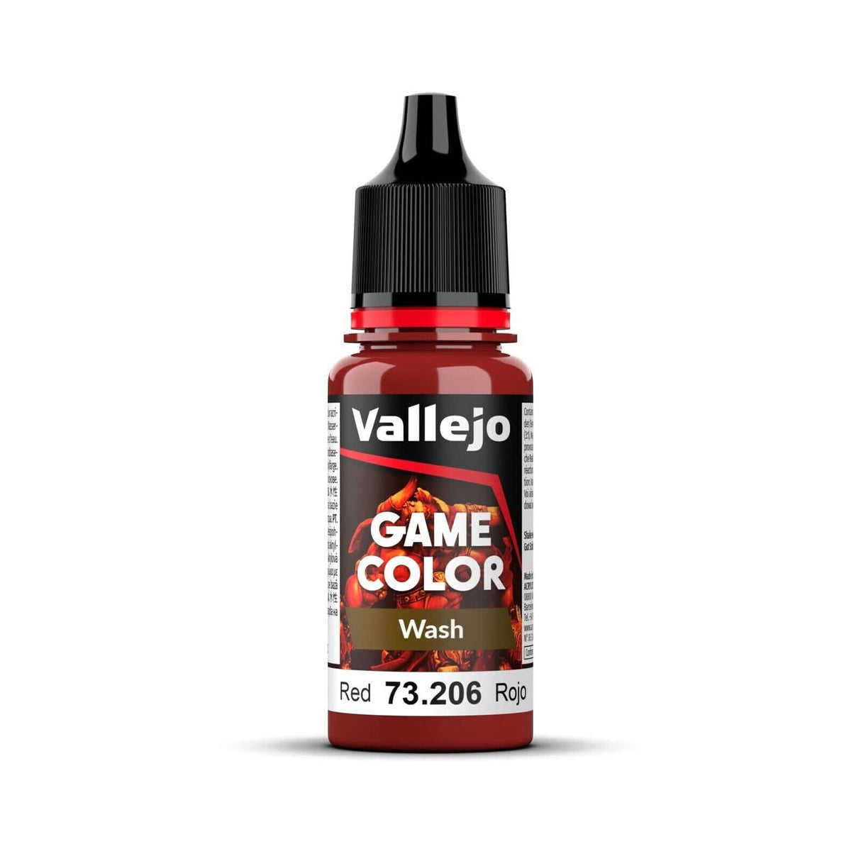 Vallejo Game Color Wash Red 18ml Acrylic Paint - Hobbytech Toys