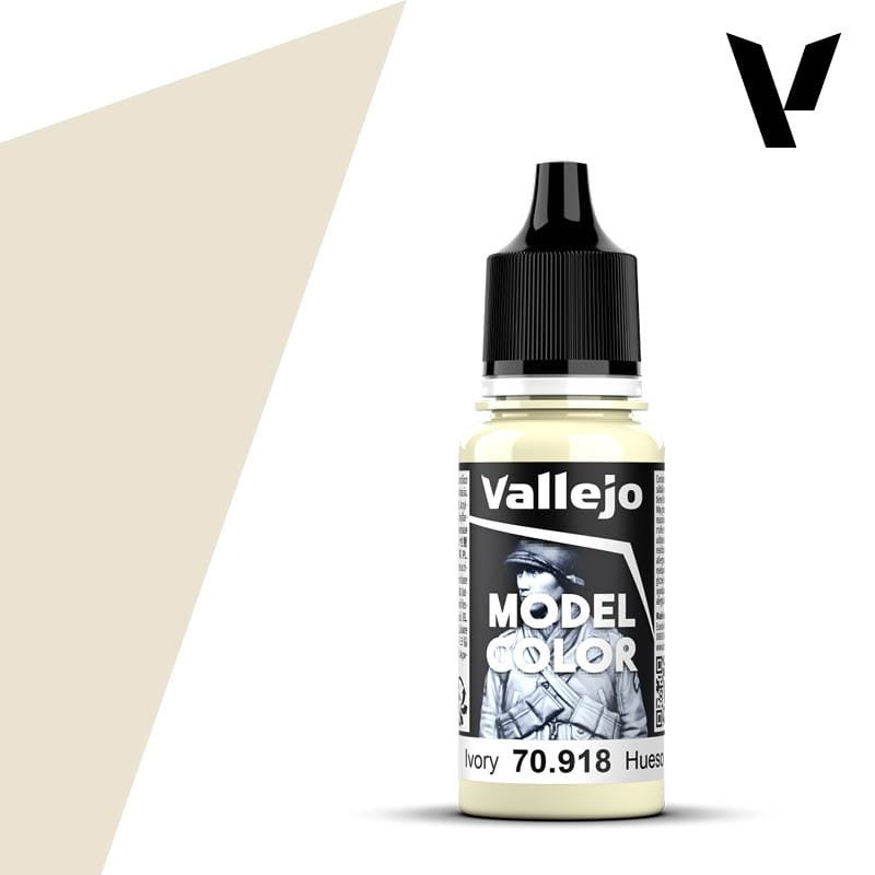 Vallejo Model Color: #004 - Ivory - 18 ml Matt Acrylic Paint