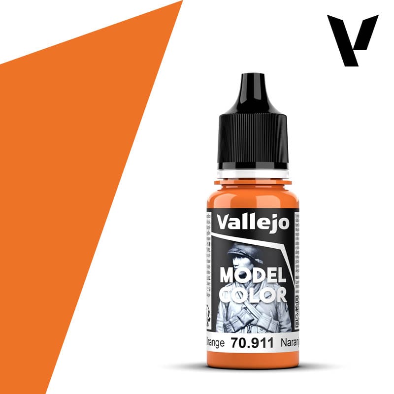 Vallejo Model Color: #029 - Light Orange - 18 ml Matt Acrylic Paint