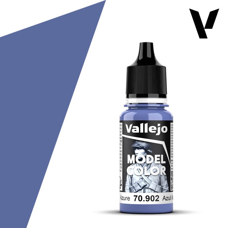 Vallejo Model Color: #055 - Azure - 18 ml Matt Acrylic Paint
