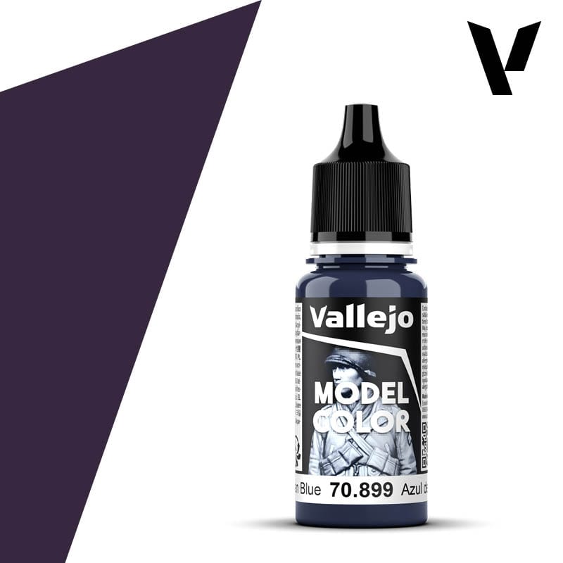 Vallejo Model Color: #057 - Dark Prussian Blue - 18 ml Matt Acrylic Paint