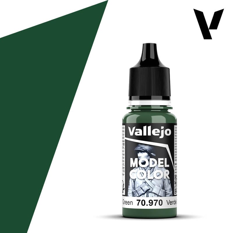 Vallejo Model Color: #079 - Deep Green - 18 ml Matt Acrylic Paint