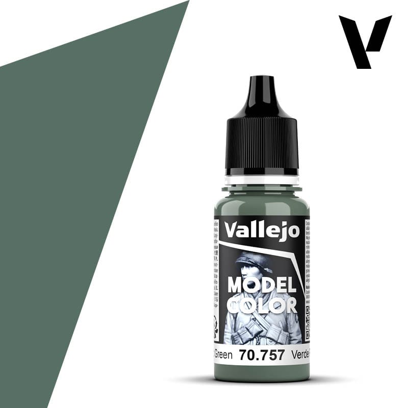 Vallejo Model Color: #081 - Pacific Green - 18 ml Matt Acrylic Paint - Hobbytech Toys