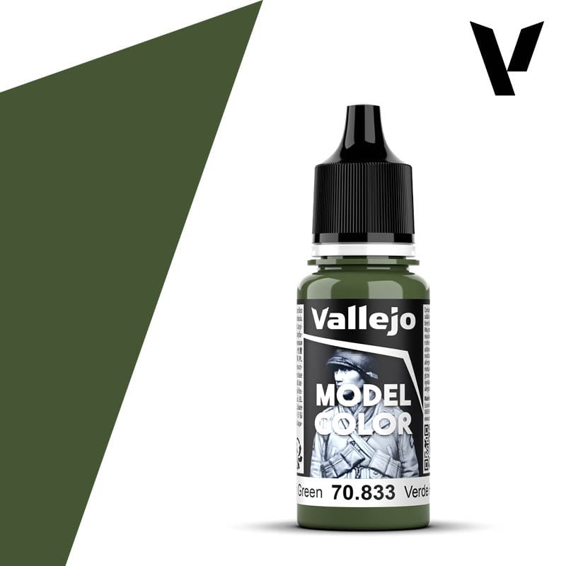 Vallejo Model Color: #087 - Fern Green - 18 ml Matt Acrylic Paint
