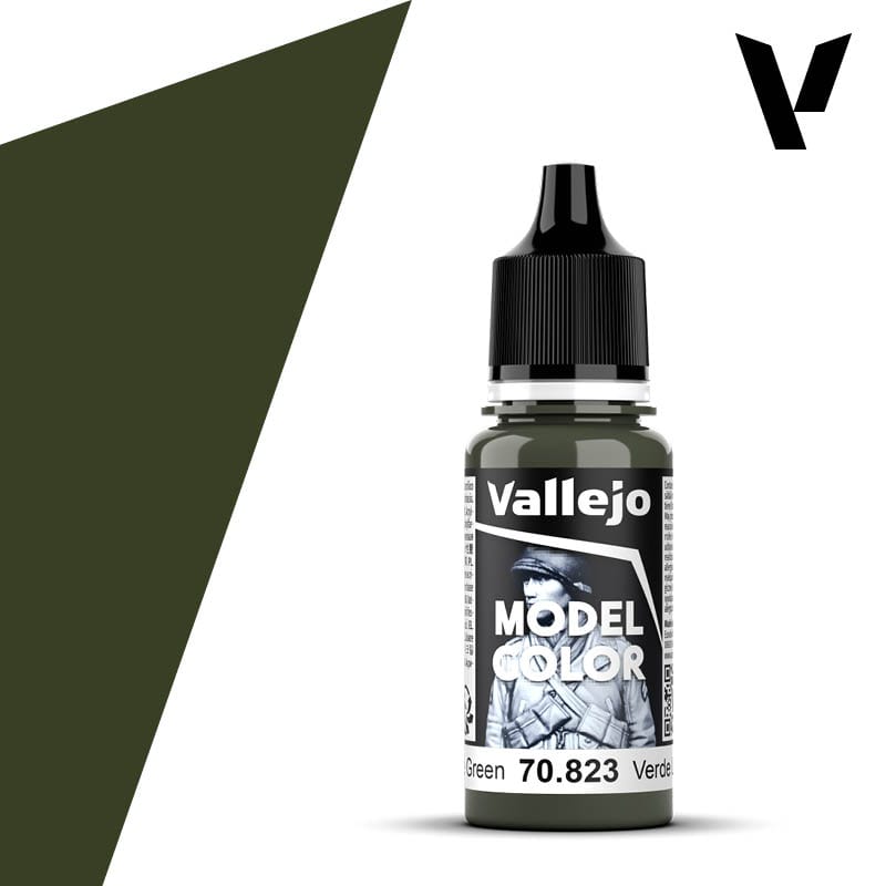 Vallejo Model Color: #095 - Luftwaffe Green - 18 ml Matt Acrylic Paint