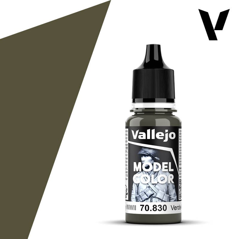 Vallejo Model Color: #099 - Ger. Fieldgrey WWII - 18 ml Matt Acrylic Paint