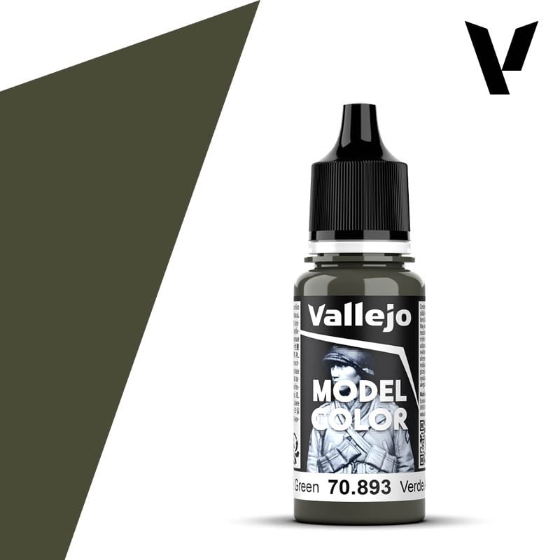 Vallejo Model Color: #105 - US Dark Green - 18 ml Matt Acrylic Paint