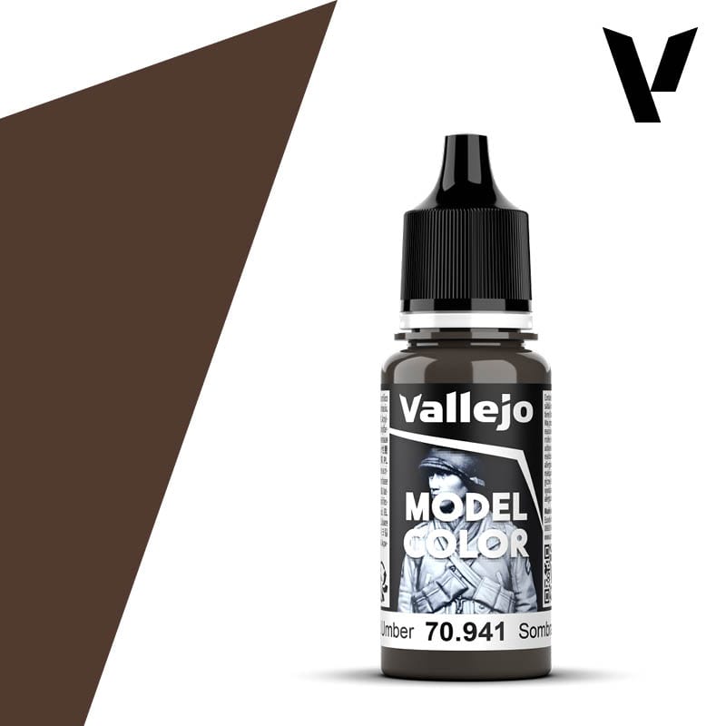 Vallejo Model Color: #118 - Burnt Umber - 18 ml Matt Acrylic Paint