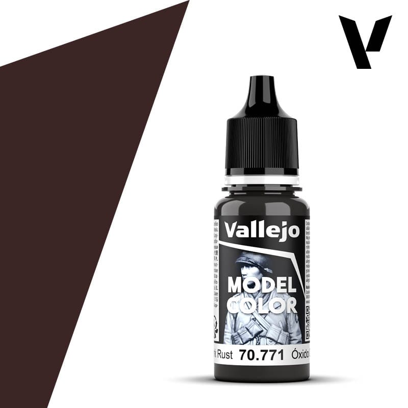 Vallejo Model Color: #156 - Dark Rust - 18 ml Matt Acrylic Paint - Hobbytech Toys