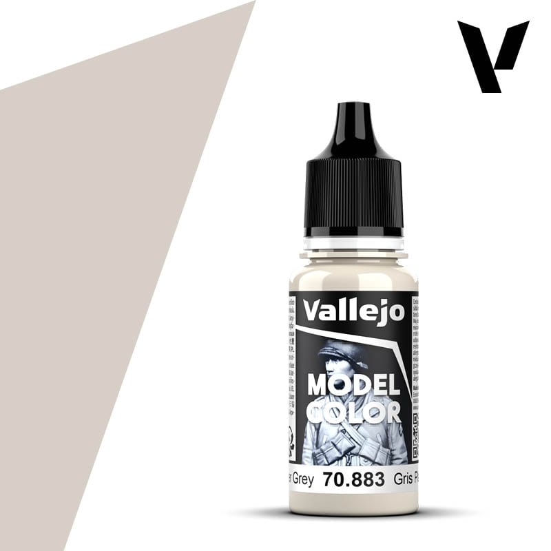 Vallejo Model Color: #166 - Silver Grey - 18 ml Matt Acrylic Paint