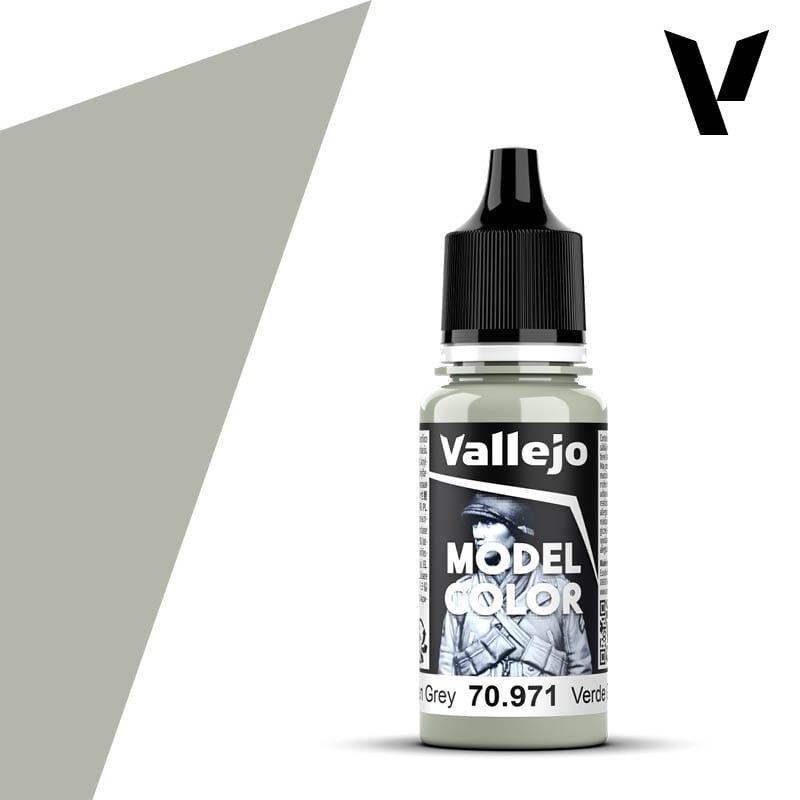 Vallejo Model Color: #167 - Light Green Grey - 18 ml Matt Acrylic Paint