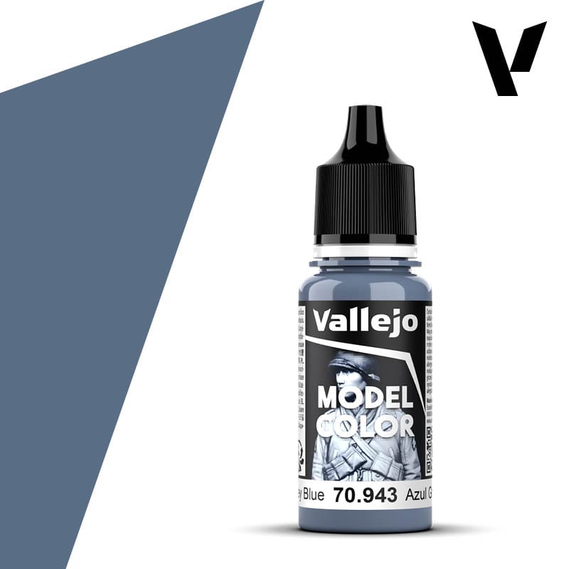 Vallejo Model Color: #172 - Grey Blue - 18 ml Matt Acrylic Paint