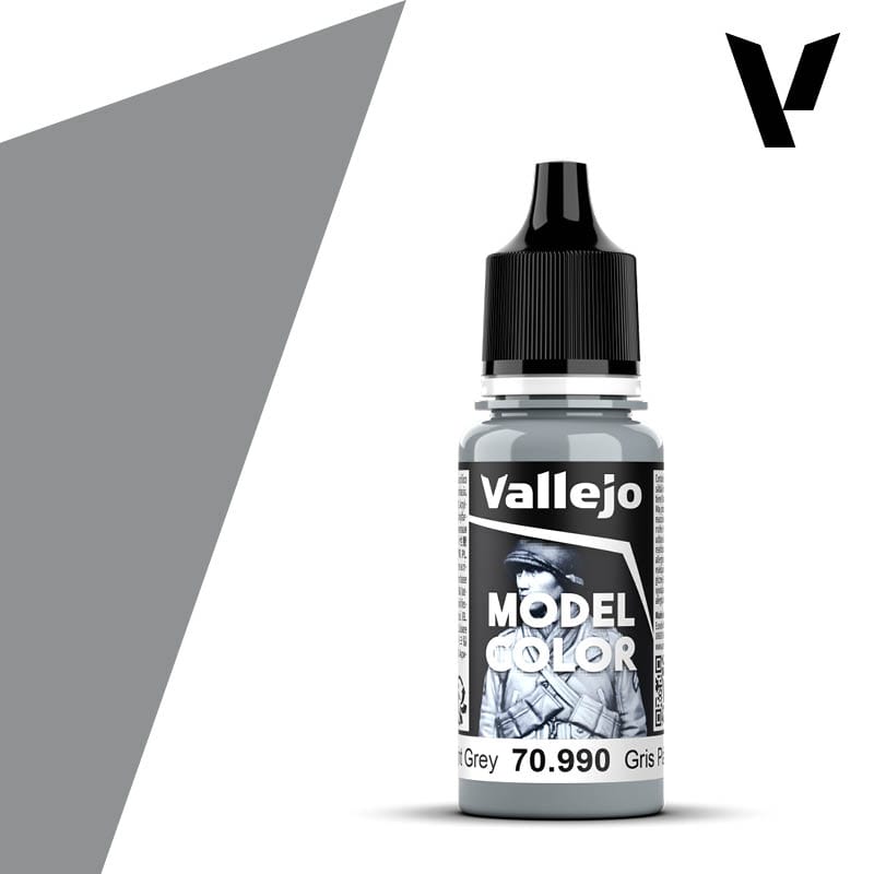 Vallejo Model Color: #177 - Light Grey - 18 ml Matt Acrylic Paint