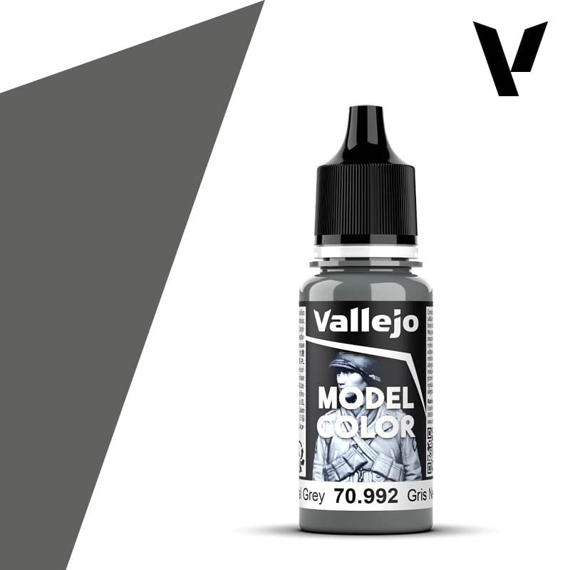 Vallejo Model Color: #179 - Neutral Grey - 18 ml Matt Acrylic Paint