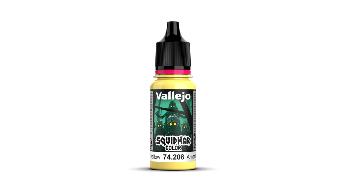 Vallejo Squidmar Colour 208 - Final Yellow - 18ml Acrylic Paint