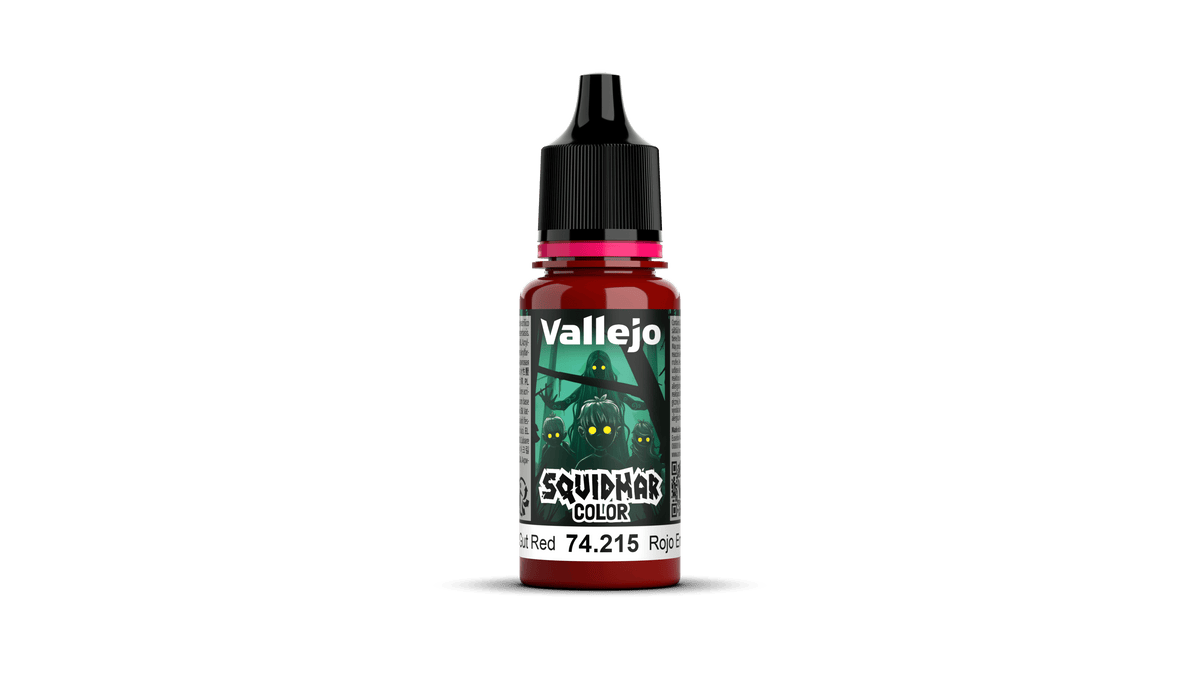 Vallejo Squidmar Colour 215 - Gut Red - 18ml Acrylic Paint