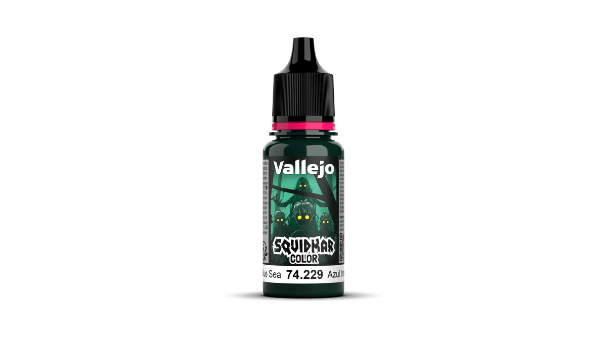 Vallejo Squidmar Colour 229 - Deep Blue Sea - 18ml Acrylic Paint