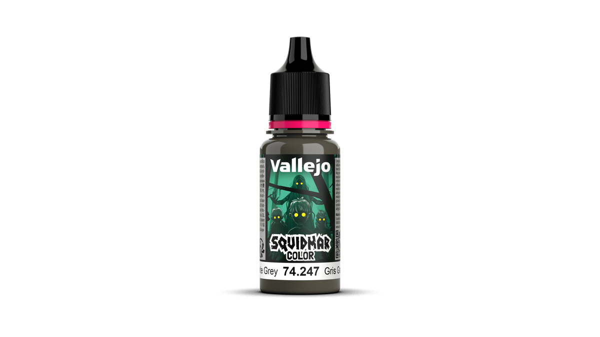Vallejo Squidmar Colour 247 - Granite Grey - 18ml Acrylic Paint