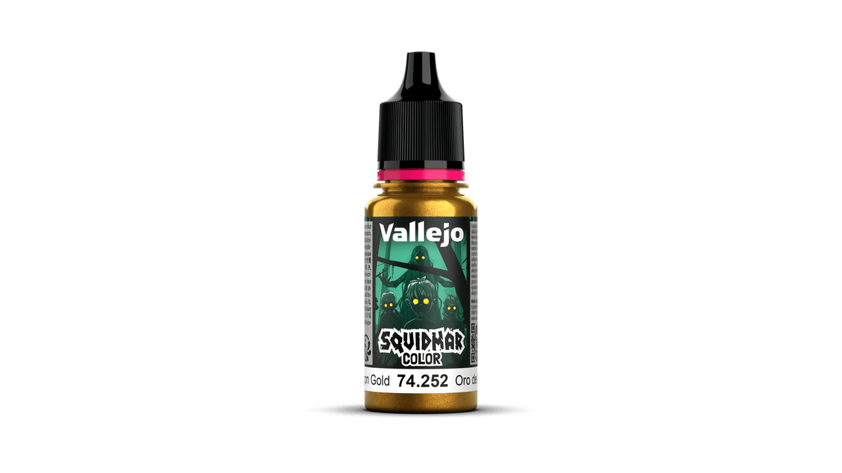 Vallejo Squidmar Colour 252 - Dragon Gold - 18ml Acrylic Paint