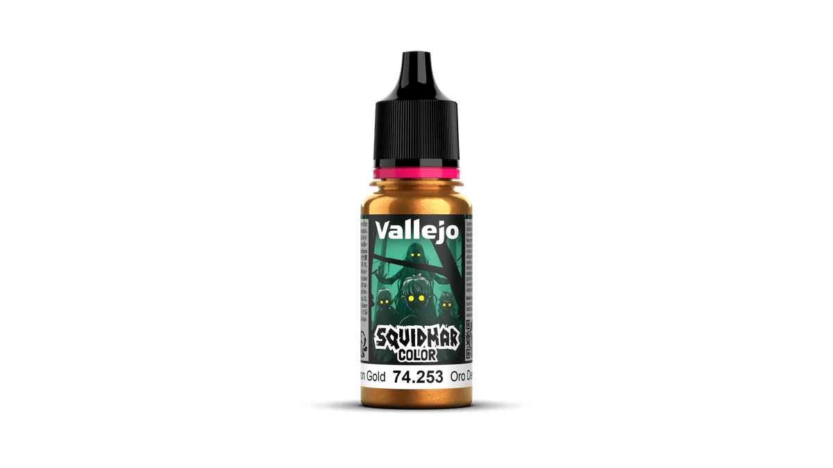 Vallejo Squidmar Colour 253 - Demon Gold - 18ml Acrylic Paint