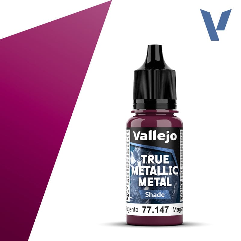 Vallejo True Metallic Metal Shade Crimson Magenta 18 ml